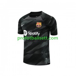 Fotballdrakt FC Barcelona Keeper Herre Bortekit 2023-2024 Kortermet