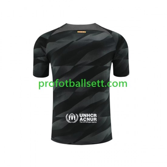 Fotballdrakt FC Barcelona Keeper Herre Bortekit 2023-2024 Kortermet