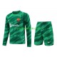 Fotballdrakt FC Barcelona Keeper Barn Hjemmekit 2023-2024 Langermet