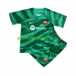 Fotballdrakt FC Barcelona Keeper Barn Hjemmekit 2023-2024 Kortermet