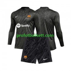 Fotballdrakt FC Barcelona Keeper Barn Tredjekit 2024-2025 Langermet