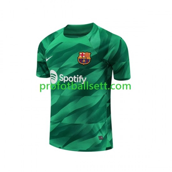 Fotballdrakt FC Barcelona Keeper Herre Hjemmekit 2023-2024 Kortermet