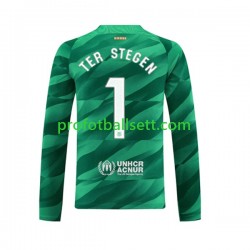 Fotballdrakt FC Barcelona Keeper Ter Stegen 1 Herre Hjemmekit 2023-2024 Langermet