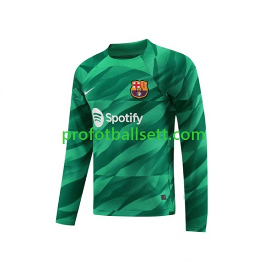 Fotballdrakt FC Barcelona Keeper Ter Stegen 1 Herre Hjemmekit 2023-2024 Langermet