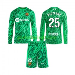 Fotballdrakt FC Barcelona Keeper Wojciech Szczesny 25 Barn Hjemmekit 2024-2025 Langermet