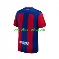 Fotballdrakt FC Barcelona Herre Hjemmekit 2023-2024 Kortermet