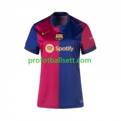 Fotballdrakt FC Barcelona Dame Hjemmekit 2024-2025 Kortermet