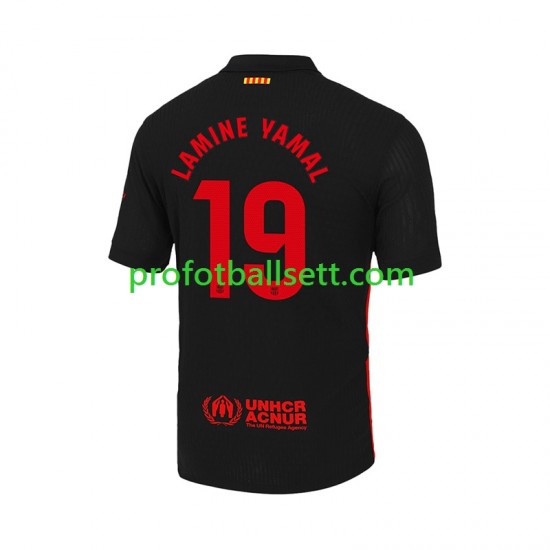 Fotballdrakt FC Barcelona LAMINE YAMAL 19 Herre Bortekit 2024-2025 Kortermet