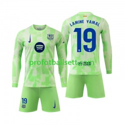 Fotballdrakt FC Barcelona Lamine Yamal 19 Barn Tredjekit 2024-2025 Langermet