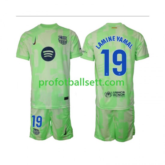 Fotballdrakt FC Barcelona Lamine Yamal 19 Barn Tredjekit 2024-2025 Kortermet