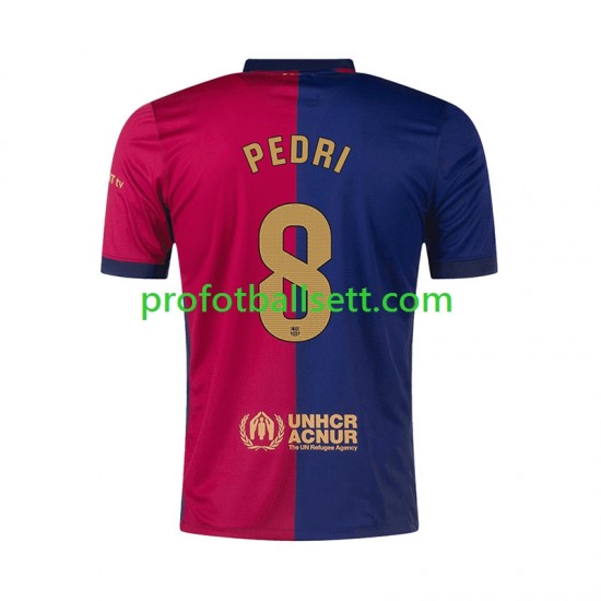 Fotballdrakt FC Barcelona PEDRI 8 Herre Hjemmekit 2024-2025 Kortermet