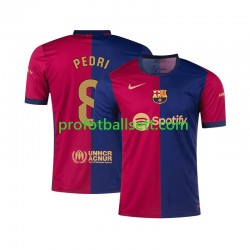 Fotballdrakt FC Barcelona PEDRI 8 Herre Hjemmekit 2024-2025 Kortermet
