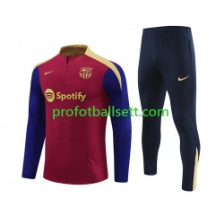 FC Barcelona 2024-2025 Rød Trenings Collegegenser Set