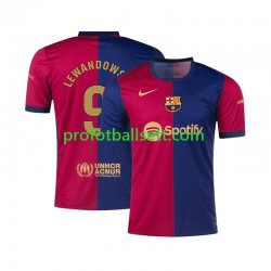 Fotballdrakt FC Barcelona Robert Lewandowski 9 Herre Hjemmekit 2024-2025 Kortermet