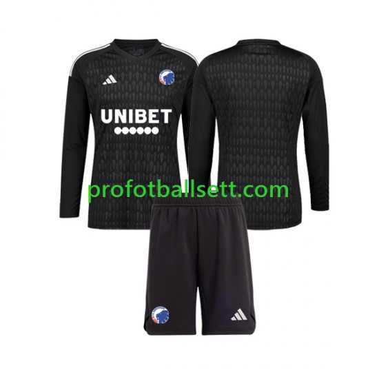 Fotballdrakt FC København Keeper Barn Bortekit 2023-2024 Langermet
