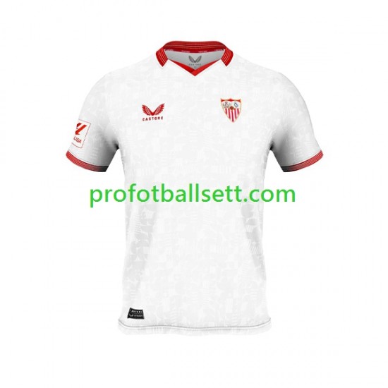 Fotballdrakt Sevilla FC Herre Hjemmekit 2023-2024 Kortermet