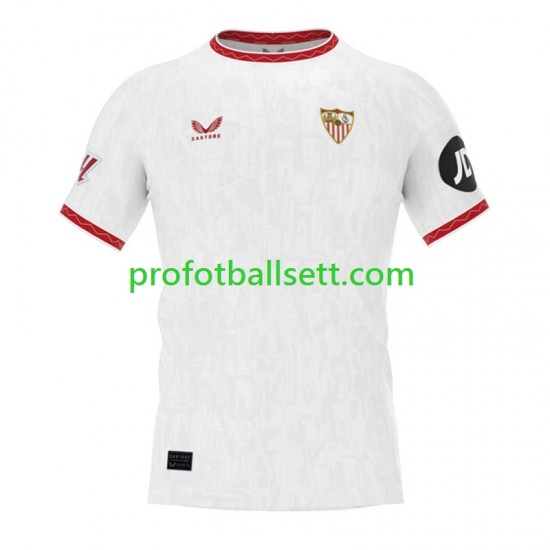 Fotballdrakt Sevilla FC Herre Hjemmekit 2024 Kortermet