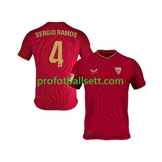 Fotballdrakt Sevilla FC Sergio Ramos 4 Herre Bortekit 2023-2024 Kortermet