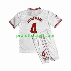 Fotballdrakt Sevilla FC Sergio Ramos 4 Barn Hjemmekit 2023-2024 Kortermet