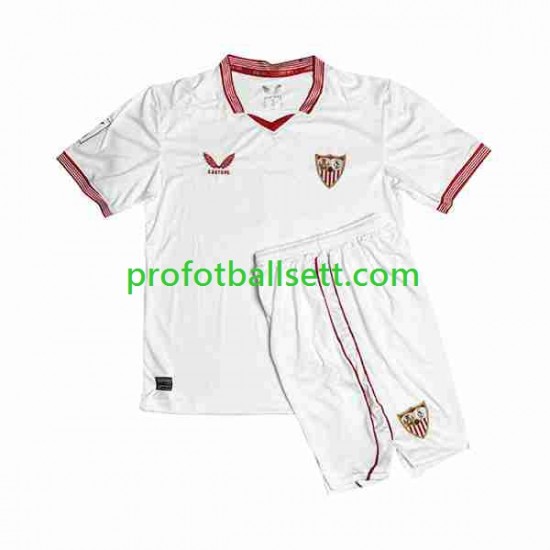 Fotballdrakt Sevilla FC Sergio Ramos 4 Barn Hjemmekit 2023-2024 Kortermet