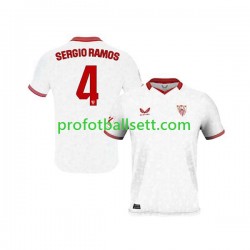 Fotballdrakt Sevilla FC Sergio Ramos 4 Herre Hjemmekit 2023-2024 Kortermet