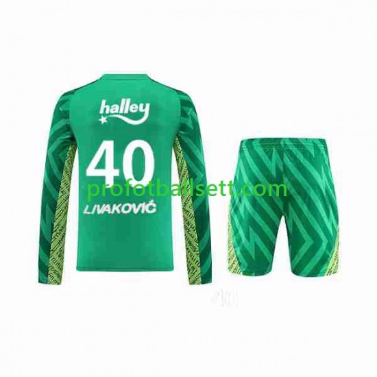 Keeper Fenerbahce Livakovic 40 Footbal Kit Hjemmekit 2023-2024 Langermet