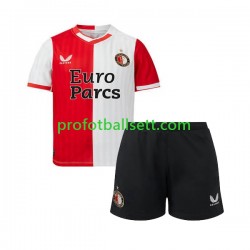 Fotballdrakt Feyenoord Rotterdam Barn Hjemmekit 2023-2024 Kortermet