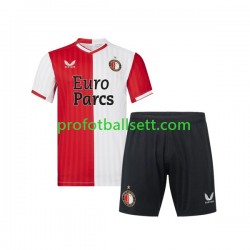 Fotballdrakt Feyenoord Rotterdam Barn Hjemmekit 2023-2024 Kortermet