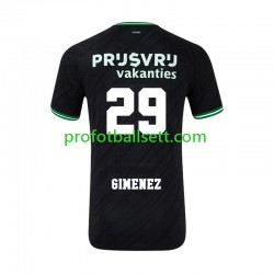 Fotballdrakt Feyenoord Rotterdam Santiago Gimenez 29 Herre Bortekit 2024-2025 Kortermet