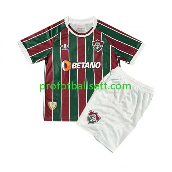 Fotballdrakt Fluminense Barn Hjemmekit 2023-2024 Kortermet