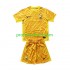 Fotballdrakt Frankrike Keeper Barn Hjemmekit Euro 2024 Gul Kortermet