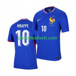 Fotballdrakt Frankrike Kylian Mbappe 10 Herre Hjemmekit Euro 2024 Kortermet