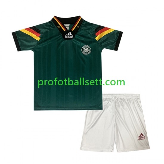 Retro Fotballdrakt Tyskland 1992 Barn Bortekit Kortermet