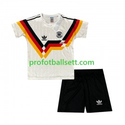 Retro Fotballdrakt Tyskland Barn Hjemmekit 1990 Kortermet
