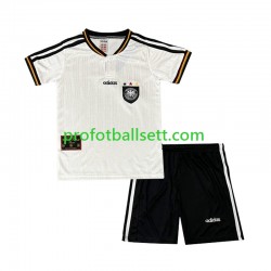 Retro Fotballdrakt Tyskland 1996 Barn Hjemmekit Kortermet