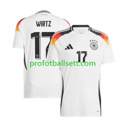 Fotballdrakt Tyskland Florian Wirtz 17 Herre Hjemmekit Euro 2024 Kortermet