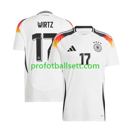 Fotballdrakt Tyskland Florian Wirtz 17 Herre Hjemmekit Euro 2024 Kortermet