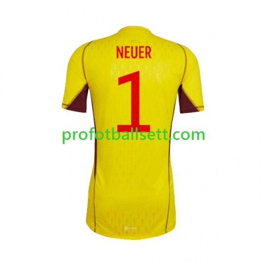 Fotballdrakt Tyskland Keeper Manuel Neuer 1 Herre Bortekit VM 2022 Kortermet