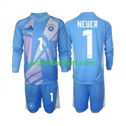 Fotballdrakt Tyskland Keeper Manuel Neuer 1 Barn Fjerdekit 2024-2025 Langermet