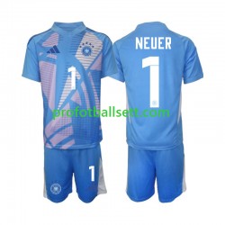 Fotballdrakt Tyskland Keeper Manuel Neuer 1 Barn Fjerdekit 2024-2025 Kortermet