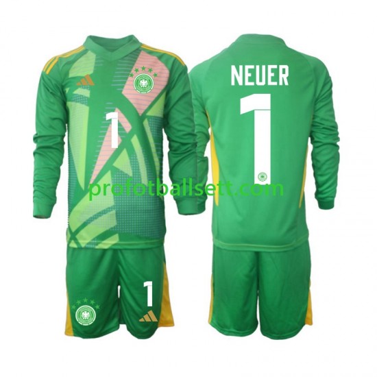Fotballdrakt Tyskland Keeper Manuel Neuer 1 Barn Tredjekit 2024-2025 Langermet