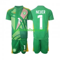 Fotballdrakt Tyskland Keeper Manuel Neuer 1 Barn Tredjekit 2024-2025 Kortermet