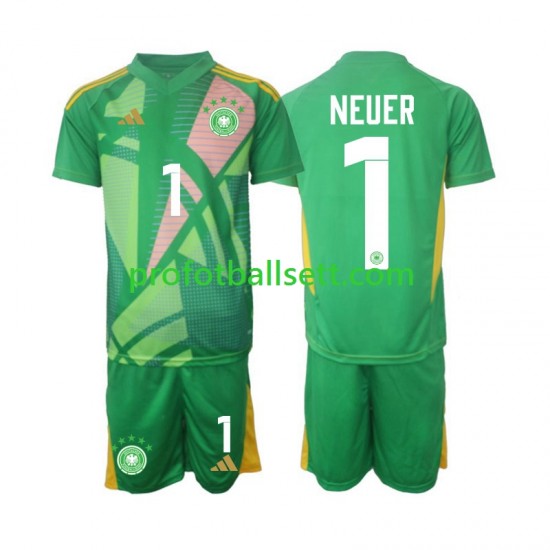 Fotballdrakt Tyskland Keeper Manuel Neuer 1 Barn Tredjekit 2024-2025 Kortermet