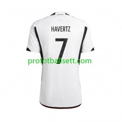 Fotballdrakt Tyskland Havertz 7 Herre Hjemmekit VM 2022 Kortermet