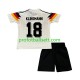 Retro Fotballdrakt Tyskland Klinsmann 18 Barn Hjemmekit 1990 Kortermet