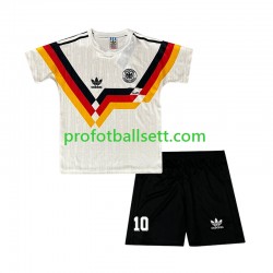 Retro Fotballdrakt Tyskland Matthaus 10 Barn Hjemmekit 1990 Kortermet