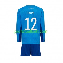 Fotballdrakt Tyskland Keeper TRAPP 12 Barn Hjemmekit VM 2022 Langermet