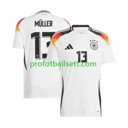 Fotballdrakt Tyskland Thomas Muller 13 Herre Hjemmekit Euro 2024 Kortermet