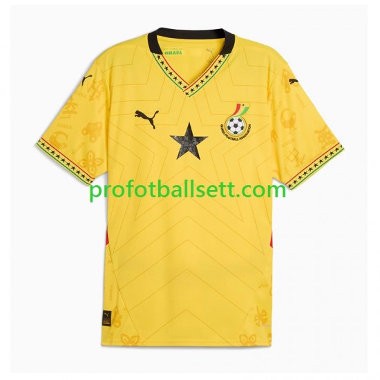 Fotballdrakt Ghana Herre Bortekit 2024 Kortermet
