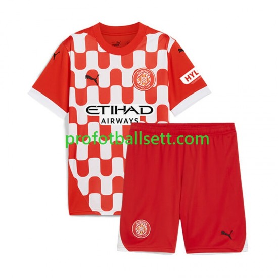 Fotballdrakt Girona Barn Hjemmekit 2024-2025 Kortermet